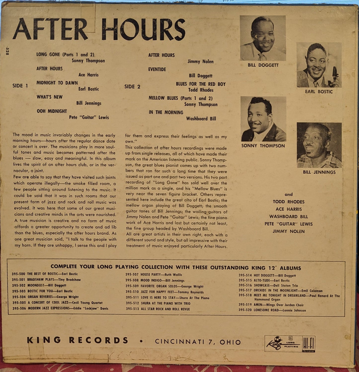 After Hours *MONO* | Very Good (VG) Good Plus (G+) Get Cheap Vinyl