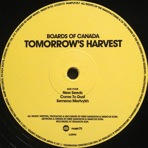 Tomorrow's Harvest | Mint (M) Mint (M) Get Cheap Vinyl