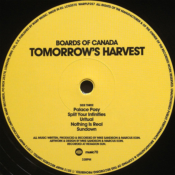 Tomorrow's Harvest | Mint (M) Mint (M) Get Cheap Vinyl