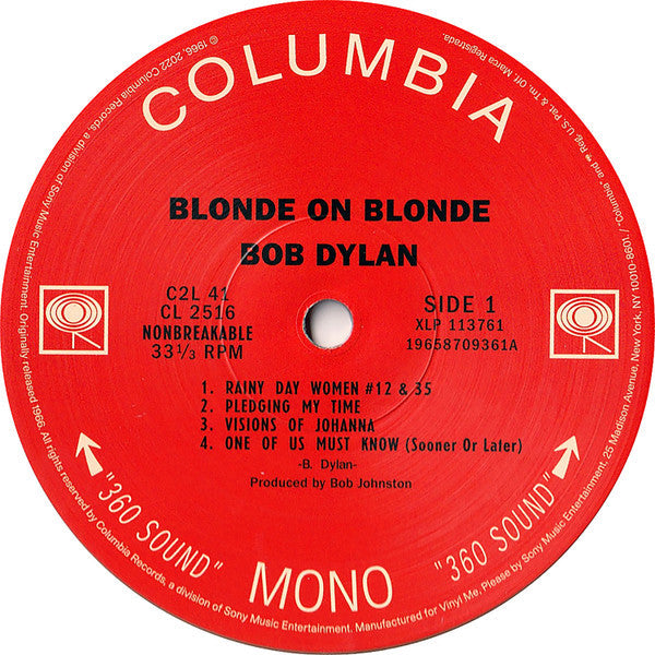 Blonde On Blonde (VMP | CLEAR BLONDE VINYL) | Mint (M) Mint (M) Get Cheap Vinyl