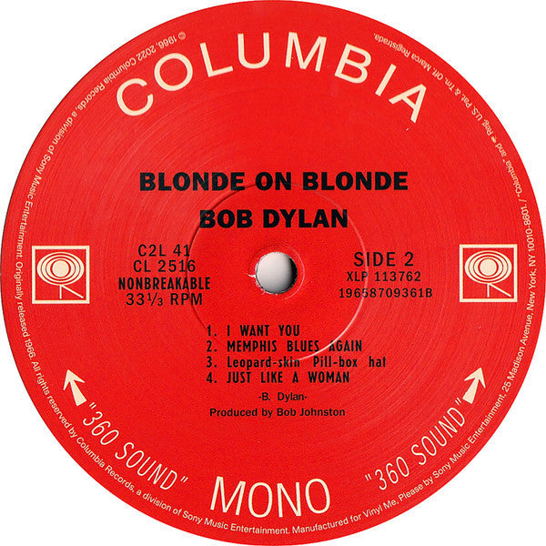 Blonde On Blonde (VMP | CLEAR BLONDE VINYL) | Mint (M) Mint (M) Get Cheap Vinyl
