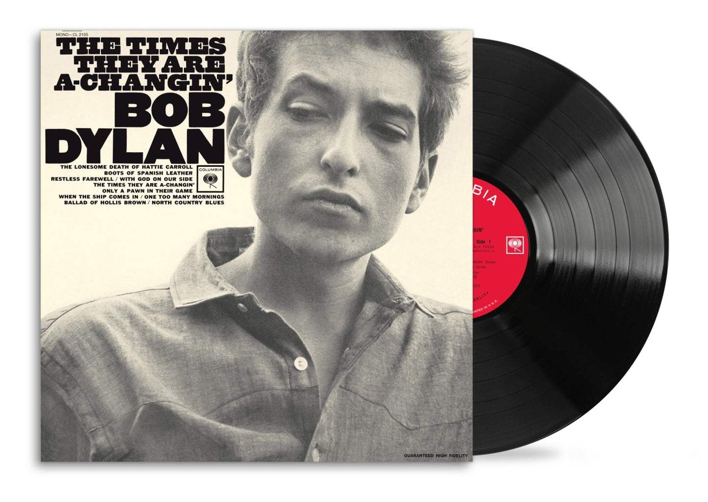 The Times They Are A-Changin' (Mono)(VINYL) | Mint (M) Mint (M) Get Cheap Vinyl