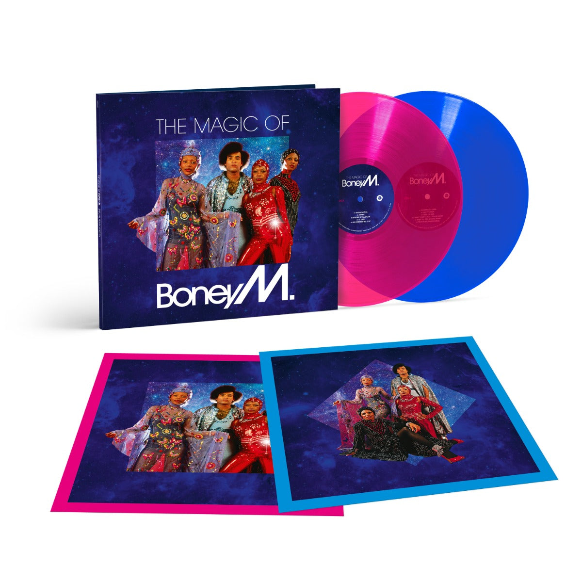 Magic Of Boney M. (Special Remix Edition / Transparent Magenta & Blue Vinyl) | Mint (M) Mint (M) Get Cheap Vinyl