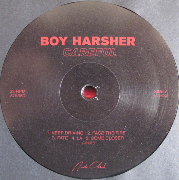 Boy Harsher Careful Nude Club Records LP, Album Near Mint (NM or M-) Mint (M) Get Cheap Vinyl
