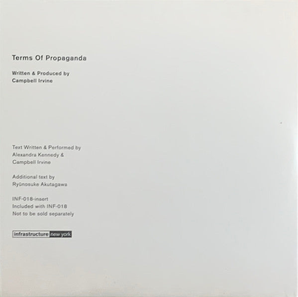 Reunion Of Two Bodies / Terms Of Propaganda | Mint (M) Mint (M) Get Cheap Vinyl