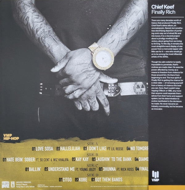 Chief Keef Finally Rich Interscope Records 2xLP, Album, Club, RE, RM, Sil Mint (M) Mint (M) Get Cheap Vinyl