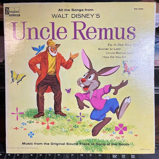All The Songs From Walt Disney's Uncle Remus (VINYL) | Near Mint- (NM-) Near Mint (NM or M-) Get Cheap Vinyl