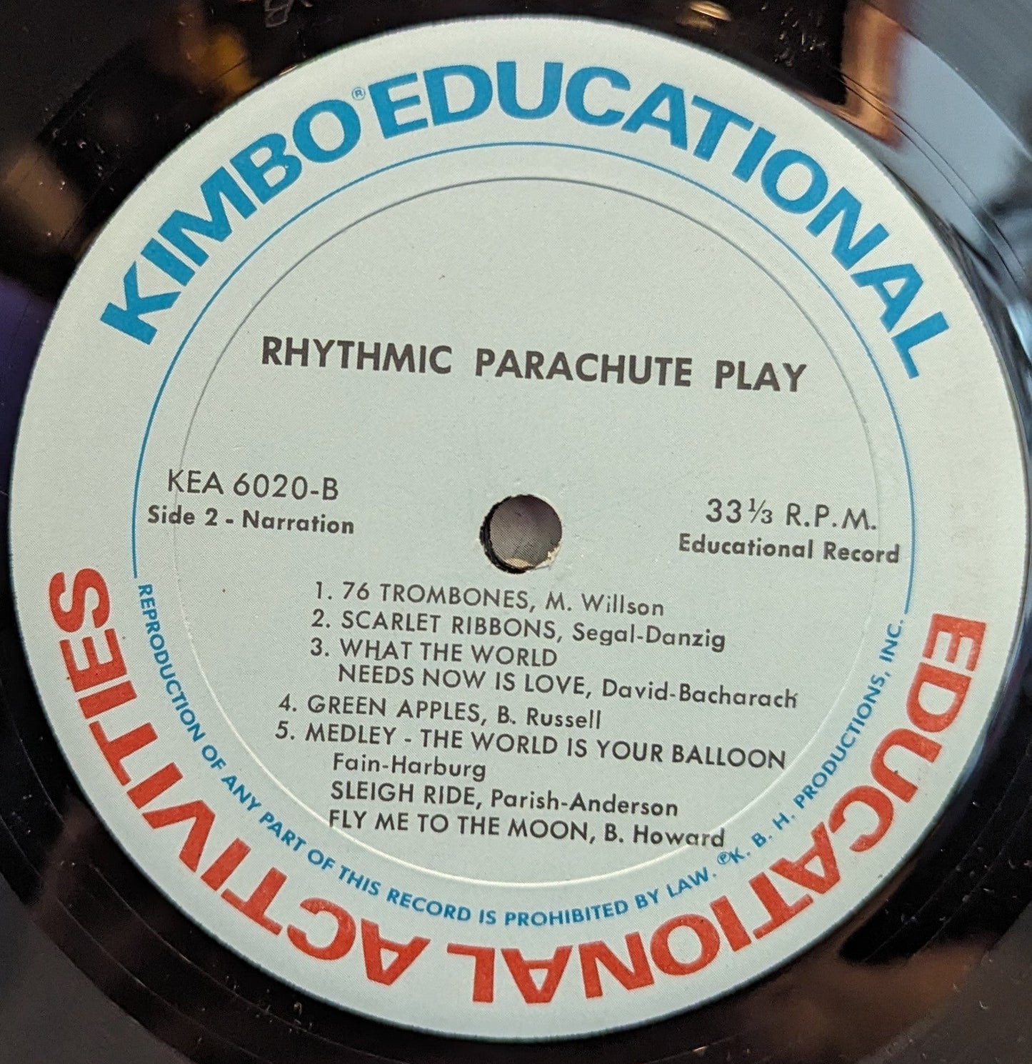 Rhythmic Parachute Play | Near Mint (NM) Excellent (EX) Get Cheap Vinyl