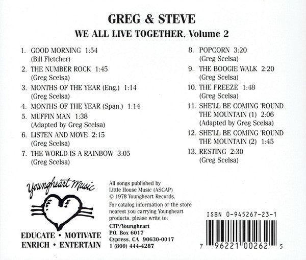 We All Live Together, Volume 2 (CD) | Near Mint (NM) Near Mint (NM or M-) Get Cheap Vinyl