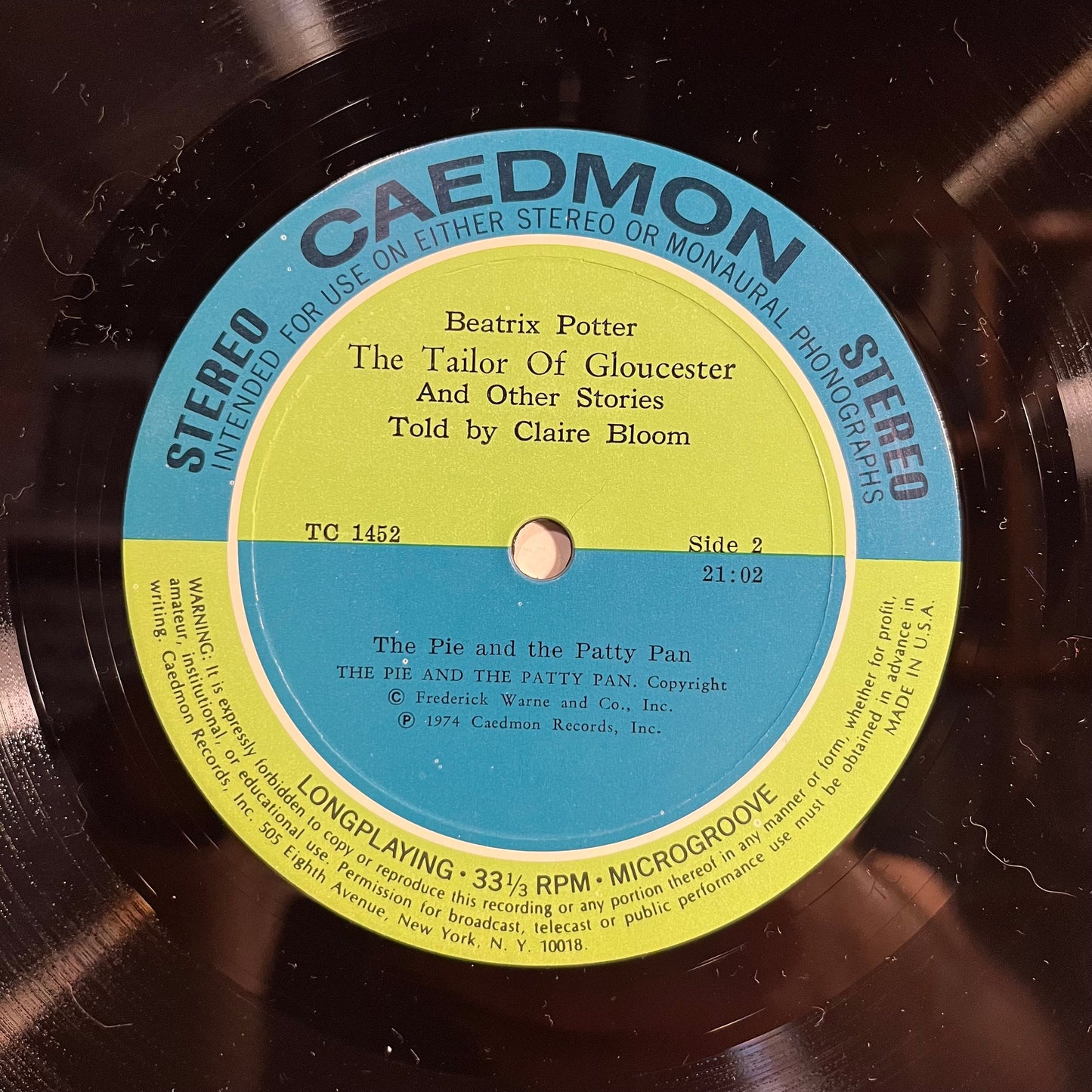 The Tailor Of Gloucester And Other Stories | Near Mint (NM) Excellent (EX) Get Cheap Vinyl