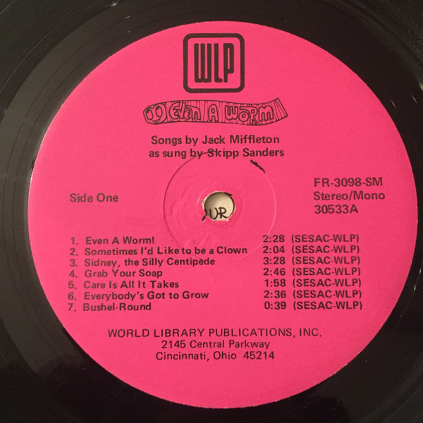 Even A Worm: Songs for Childrens Celebrations Ages 2 to 10 | Near Mint (NM) Near Mint (NM) Get Cheap Vinyl