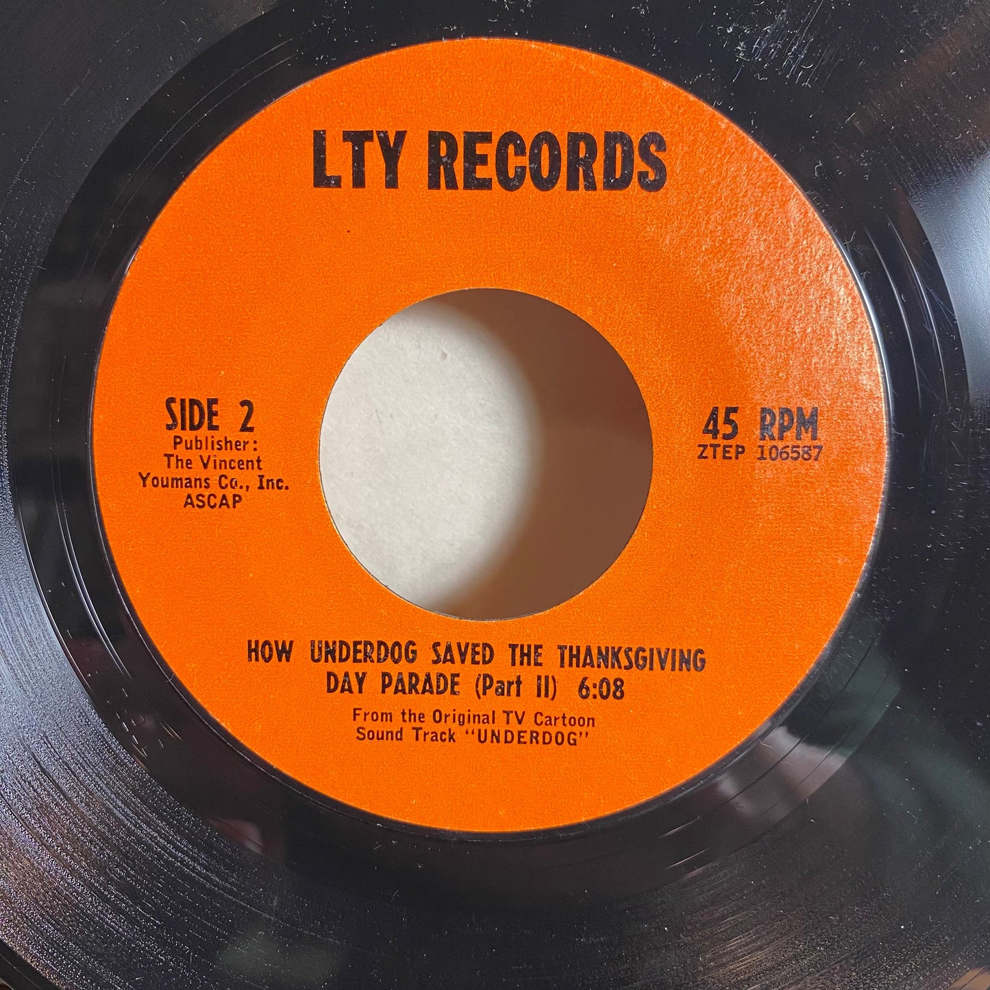 The Underdog Theme Song (7" VINYL) | Near Mint (NM or M-) Very Good Plus (VG+) Get Cheap Vinyl