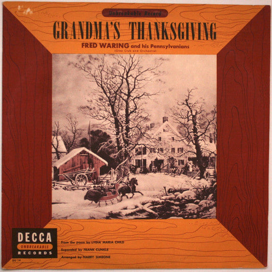 Grandma's Thanksgiving | Very Good Plus (VG+) Excellent (EX) Get Cheap Vinyl