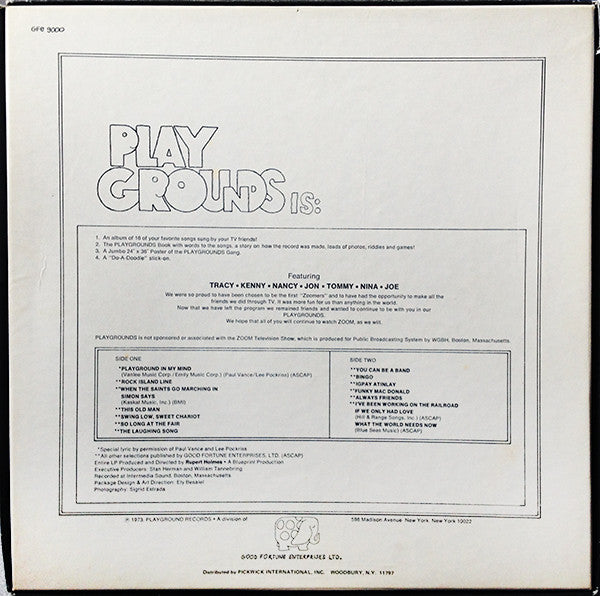 Playgrounds *BOX* | Excellent (EX) Very Good (VG) Get Cheap Vinyl