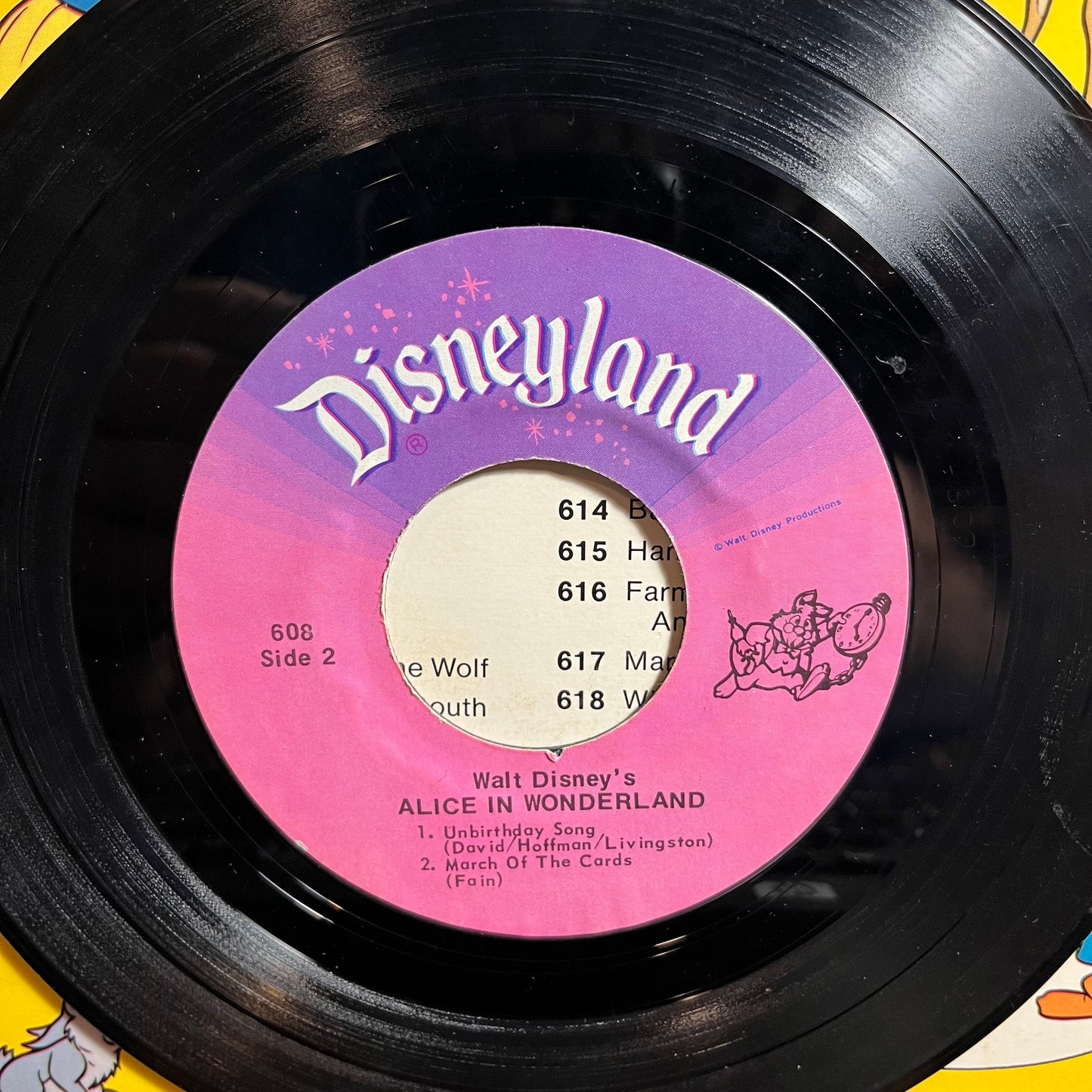 Alice In Wonderland (7" VINYL 45) | Very Good Plus (VG+) Excellent (EX) Get Cheap Vinyl