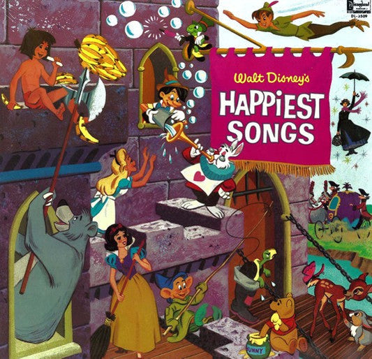 Walt Disney's Happiest Songs | Very Good Plus (VG+) Near Mint (NM) Get Cheap Vinyl