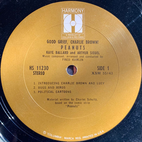 Good Grief, Charlie Brown! Peanuts | Very Good (VG) Very Good (VG) Get Cheap Vinyl