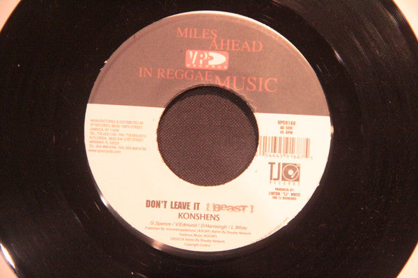 Style It / Don't Leave It | Mint (M) Generic Get Cheap Vinyl