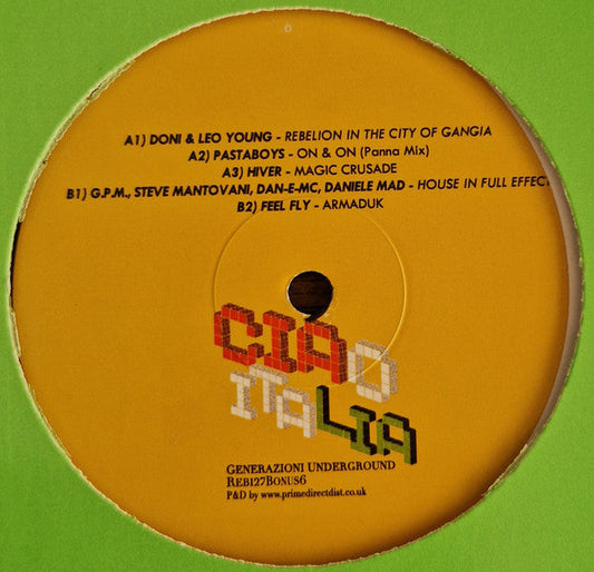 Ciao Italia (Generazioni Underground Bonus Sei) | Mint (M) Mint (M) Get Cheap Vinyl