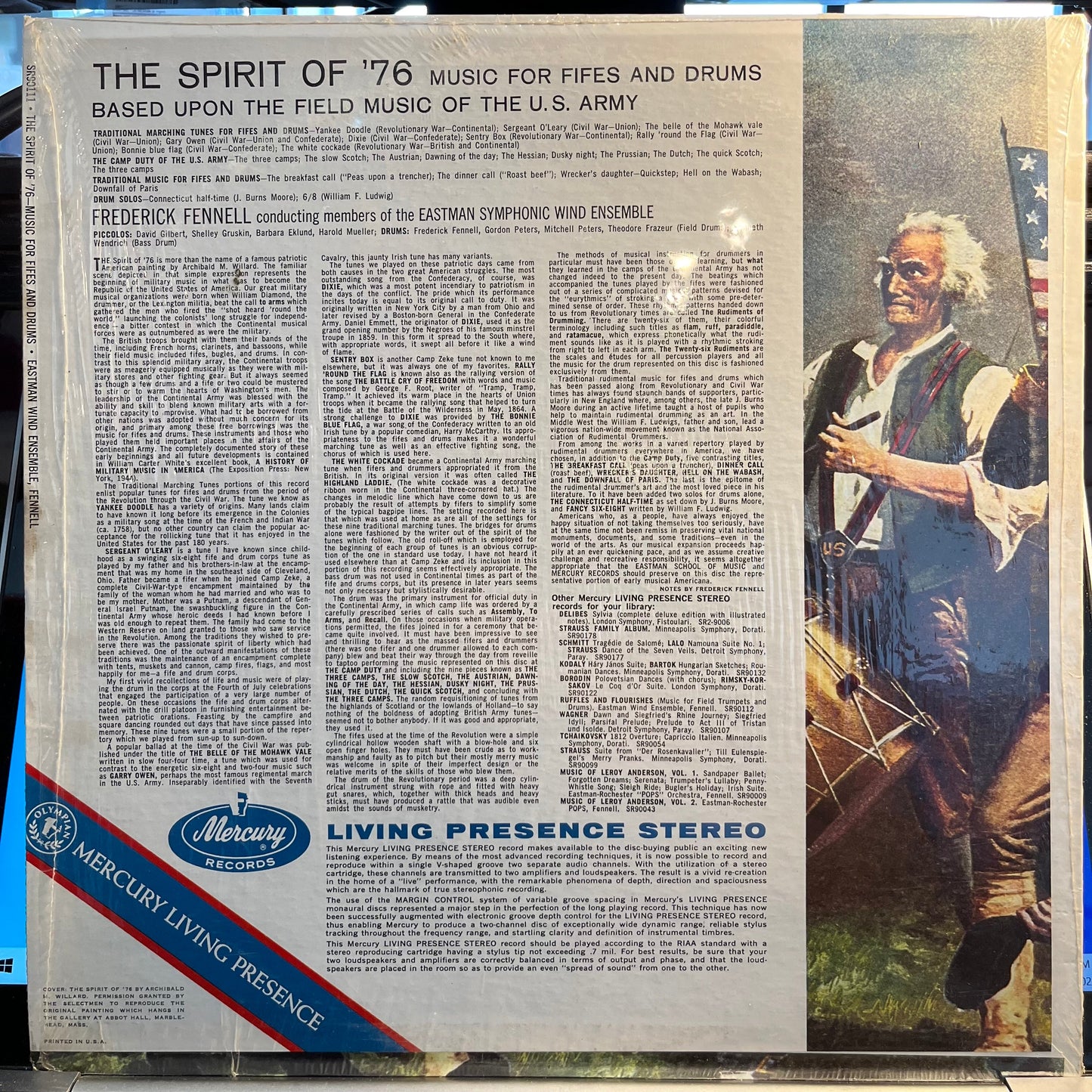 The Spirit Of '76 (Music For Fifes And Drums) | Excellent (EX) Near Mint (NM) Get Cheap Vinyl