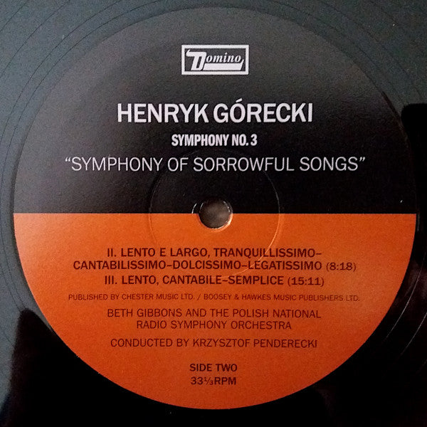 Symphony No. 3 (Symphony Of Sorrowful Songs) Op. 36 | Mint (M) Mint (M) Get Cheap Vinyl