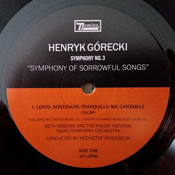 Symphony No. 3 (Symphony Of Sorrowful Songs) Op. 36 | Mint (M) Mint (M) Get Cheap Vinyl