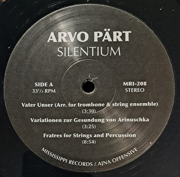 Silentium (VINYL) | Mint (M) Mint (M) Get Cheap Vinyl