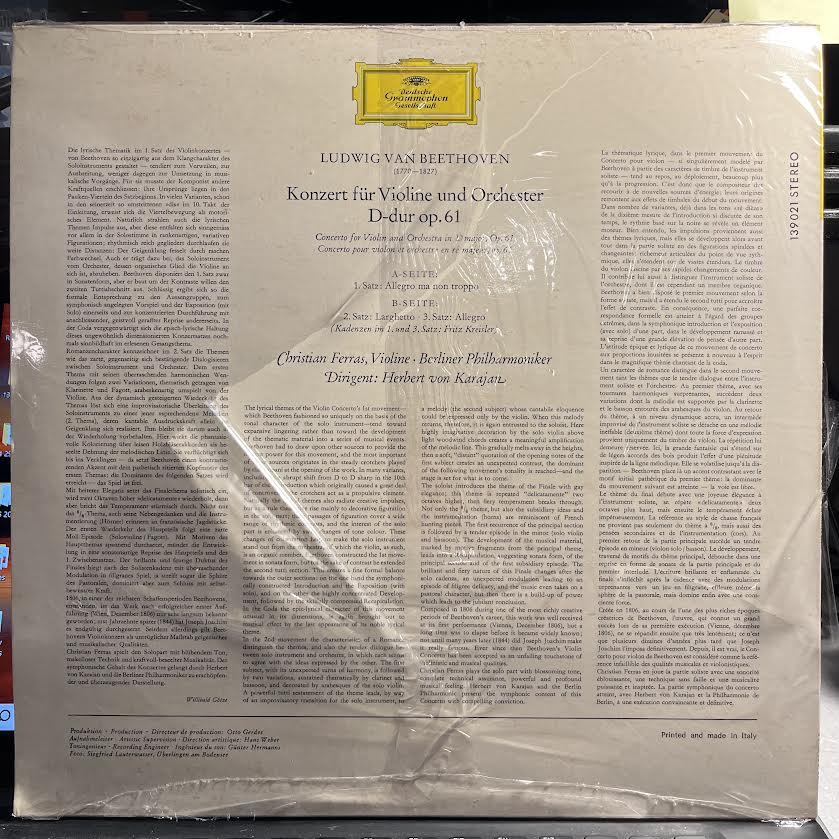 Violin Concerto | Mint (M) Near Mint (NM) Get Cheap Vinyl