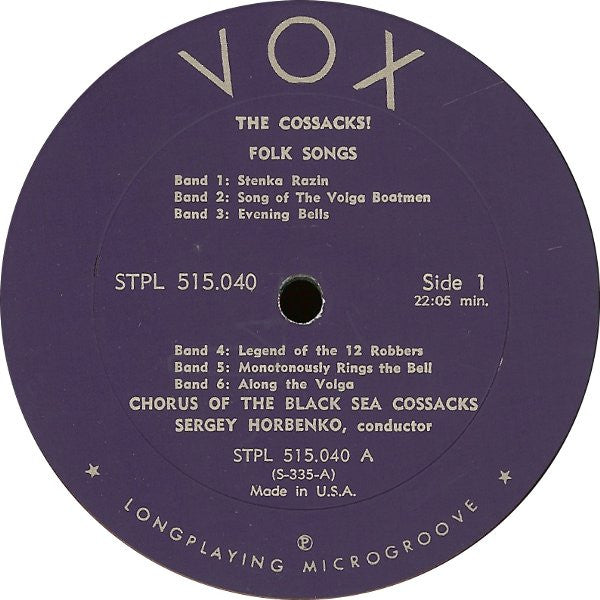 The Cossacks! *SEALED* | Mint (M) Near Mint (NM) Get Cheap Vinyl