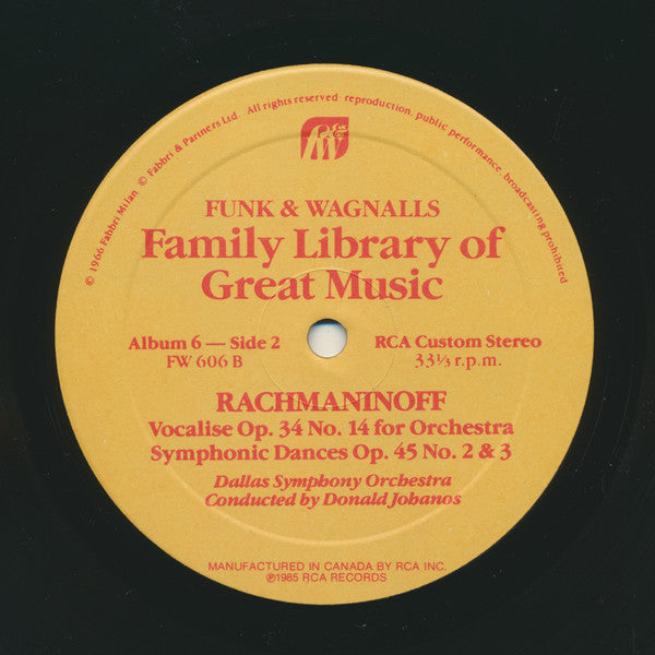 Piano Concerto No.2 - Funk & Wagnalls - Album 6 | Mint (M) Near Mint (NM) Get Cheap Vinyl