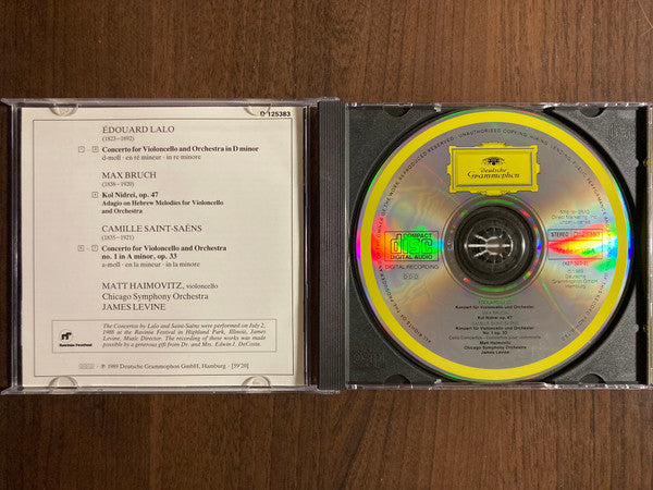 Saint-Saëns • Lalo: Cello Concertos / Bruch: Kol Nidrei (CD) | Excellent+ (EX+) Near Mint (NM) Get Cheap Vinyl