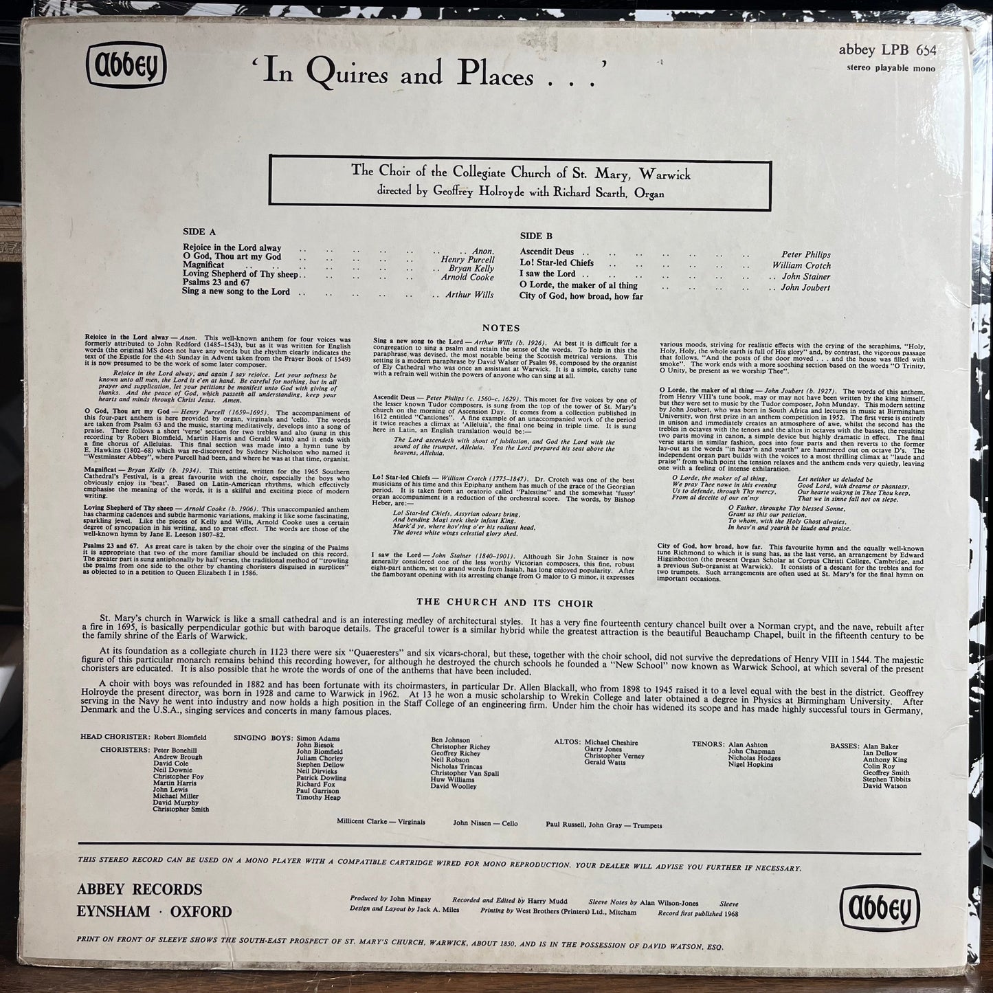 'In Quires And Places...' (VINYL) | Excellent+ (EX+) Near Mint- (NM-) Get Cheap Vinyl