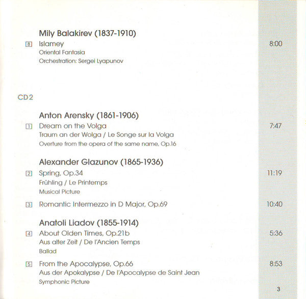 Orchestral Pictures From Russia (2xCD) | Excellent+ (EX+) Near Mint (NM) Get Cheap Vinyl