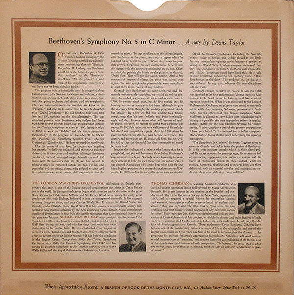 Symphony No. 5 In C Minor | Excellent (EX) Excellent (EX) Get Cheap Vinyl