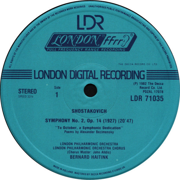 Symphonies 2 & 3 | Excellent (EX) Near Mint (NM) Get Cheap Vinyl