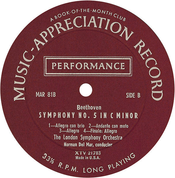 Symphony No. 5 In C Minor | Excellent (EX) Excellent (EX) Get Cheap Vinyl