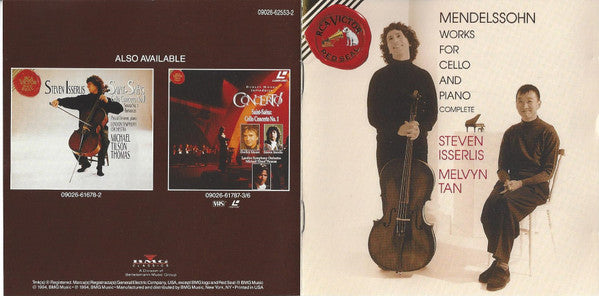 Works For Cello And Piano, Complete (CD) | Excellent+ (EX+) Near Mint (NM) Get Cheap Vinyl