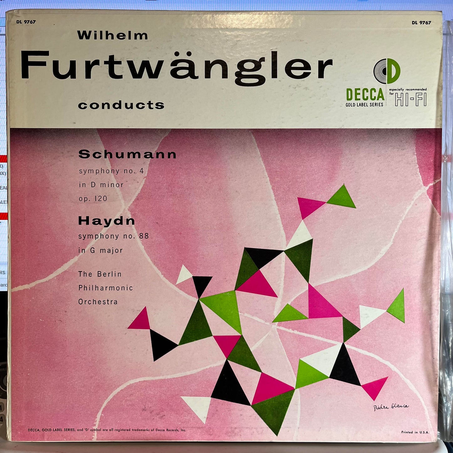 Symphony No. 4 In D Minor, Op.120 / Symphony No. 88 In G Major | Excellent+ (EX+) Near Mint (NM) Get Cheap Vinyl