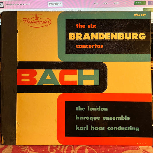 The Six Brandenburg Concertos | Excellent (EX) Very Good Plus (VG+) Get Cheap Vinyl