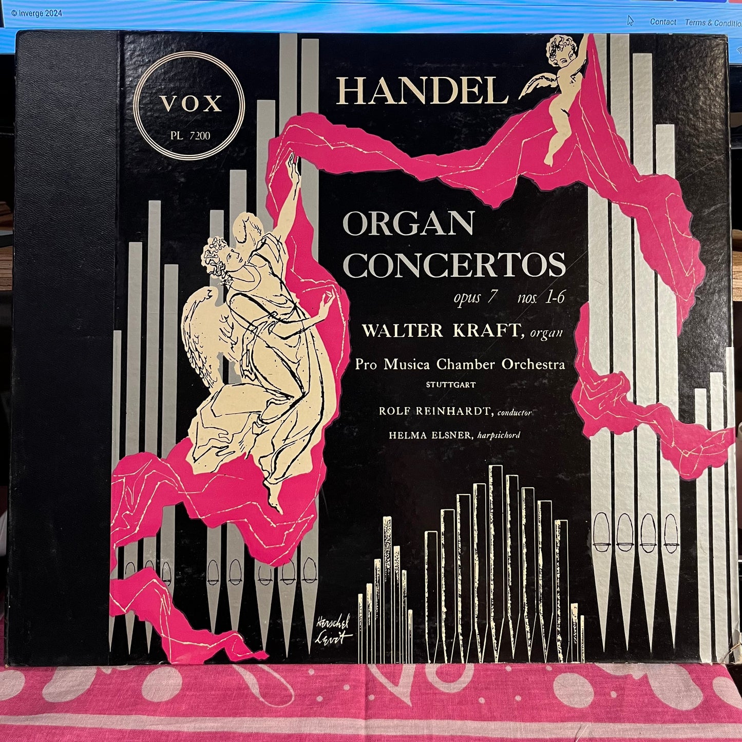 Organ Concertos Opus 7 Nos 1-6 | Excellent (EX) Near Mint (NM) Get Cheap Vinyl