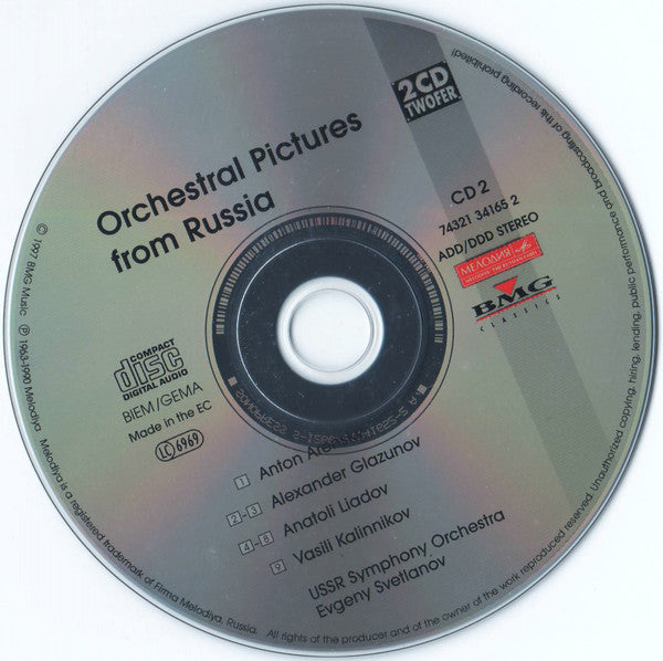 Orchestral Pictures From Russia (2xCD) | Excellent+ (EX+) Near Mint (NM) Get Cheap Vinyl