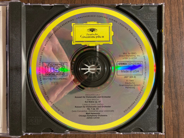 Saint-Saëns • Lalo: Cello Concertos / Bruch: Kol Nidrei (CD) | Excellent+ (EX+) Near Mint (NM) Get Cheap Vinyl