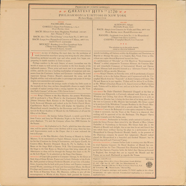 Greatest Hits Of 1720 *REPRESS* | Very Good Plus (VG+) Excellent (EX) Get Cheap Vinyl