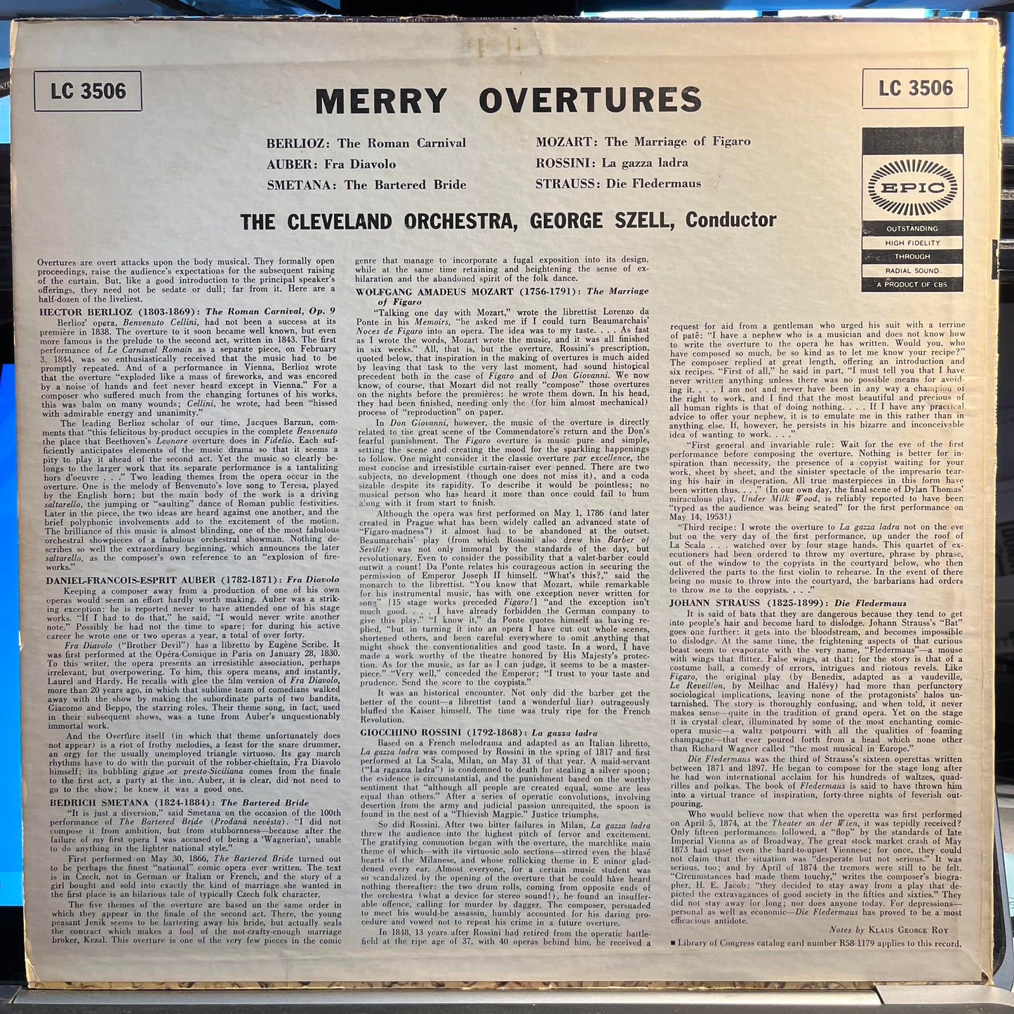 Merry Ouvertures *PROMO* | Excellent (EX) Very Good Plus (VG+) Get Cheap Vinyl