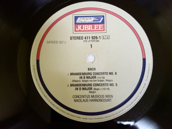 Brandenburg Concertos | Excellent (EX) Very Good Plus (VG+) Get Cheap Vinyl