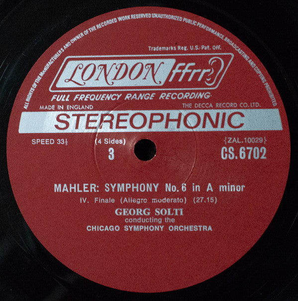 Symphony No. 6 / Songs Of A Wayfarer | Excellent (EX) Very Good Plus (VG+) Get Cheap Vinyl