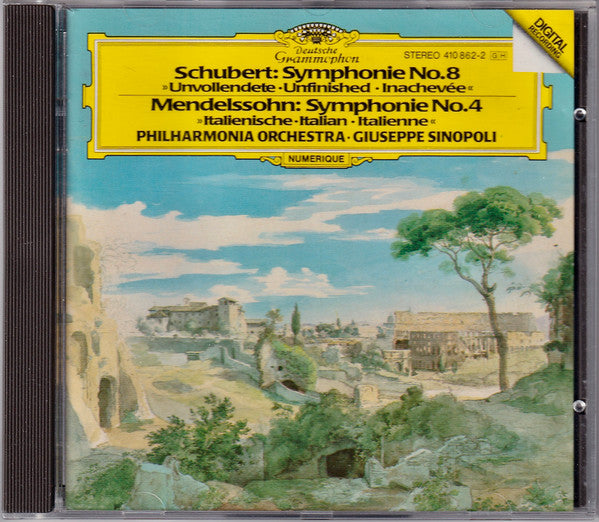 Schubert: Symphony No.8 "Unfinished" / Mendelssohn: Symphony No.4 "Italian" (CD) | Near Mint (NM) Near Mint (NM) Get Cheap Vinyl