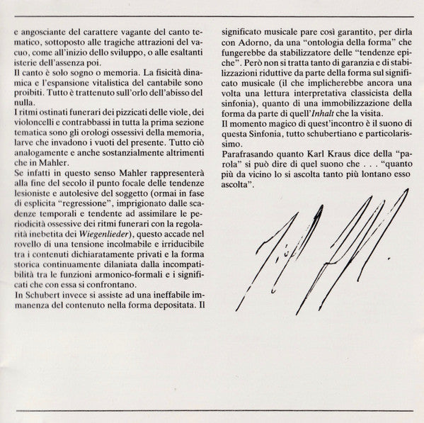 Schubert: Symphony No.8 "Unfinished" / Mendelssohn: Symphony No.4 "Italian" (CD) | Near Mint (NM) Near Mint (NM) Get Cheap Vinyl