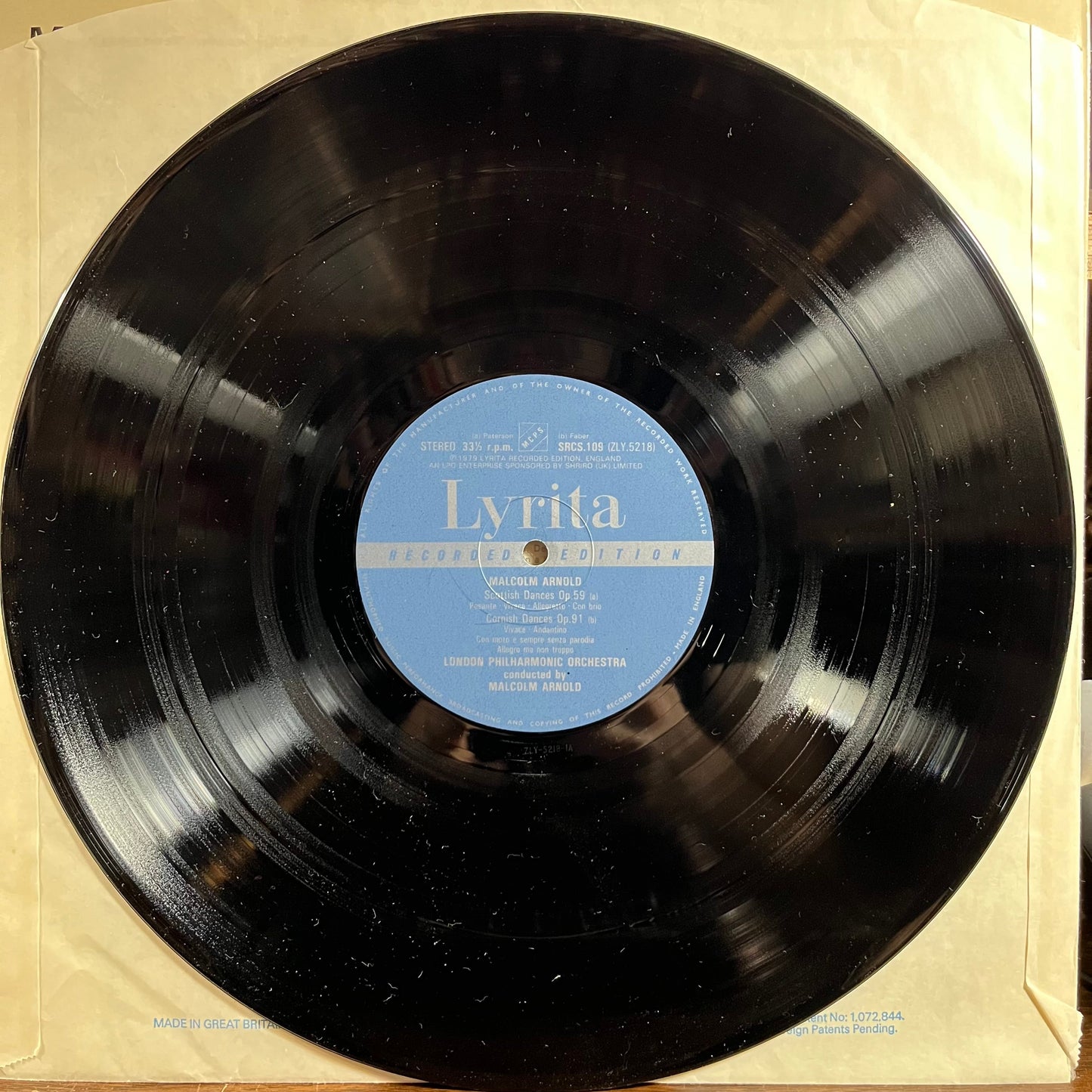 English ∙ Scottish & Cornish Dances (VINYL) | Near Mint- (NM-) Excellent+ (EX+) Get Cheap Vinyl