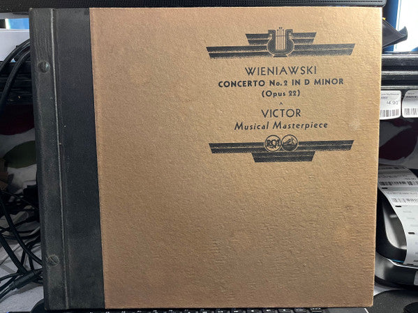 Concerto No. 2, In D Minor For Violin And Orchestra (Opus 22) (3xSHELLAC) | Near Mint- (NM-) Excellent (EX) Get Cheap Vinyl